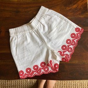 Jcrew linen shorts